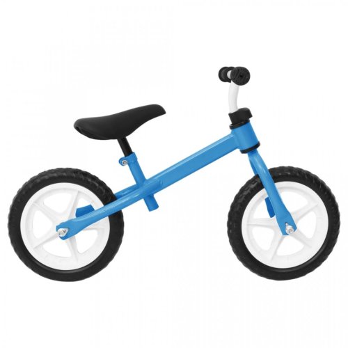 Bicicletă pentru echilibru 10 inci, cu roți, albastru