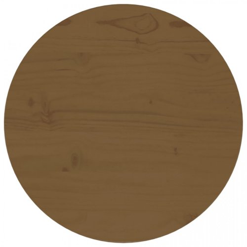 Blat de masă, maro, Ø40x2,5 cm, lemn masiv de pin