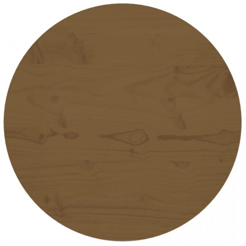 Blat de masă, maro, Ø50x2,5 cm, lemn masiv de pin