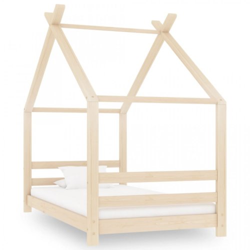 Casa Practica Cadru de pat pentru copii, 80 x 160 cm, lemn masiv de pin