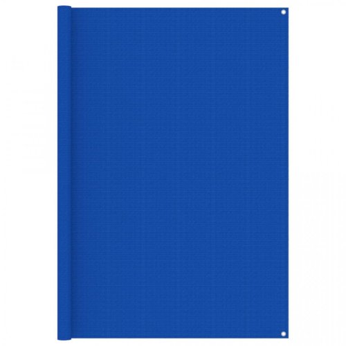 Covor pentru cort, albastru, 200x400 cm, HDPE