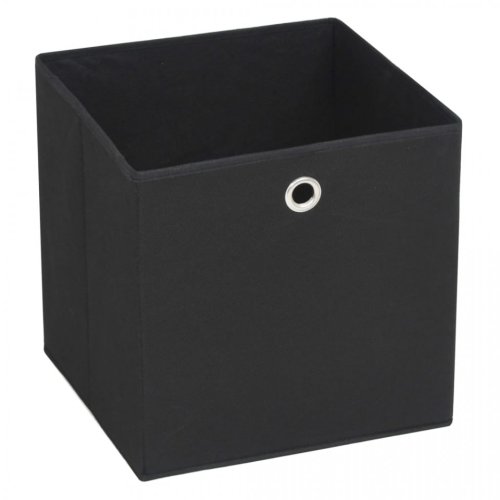 Cutii de depozitare, 4 buc., negru 32x32x32 cm material nețesut