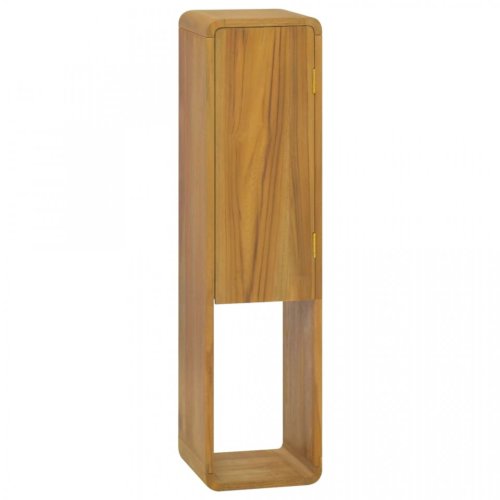 Dulap pentru baie de perete, 25x25x100 cm, lemn masiv de tec