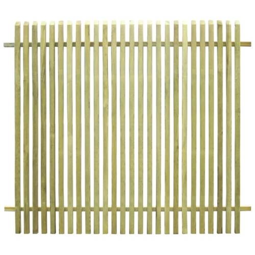 Gard pentru grădină, lemn de pin tratat fsc, 170 x 150 cm