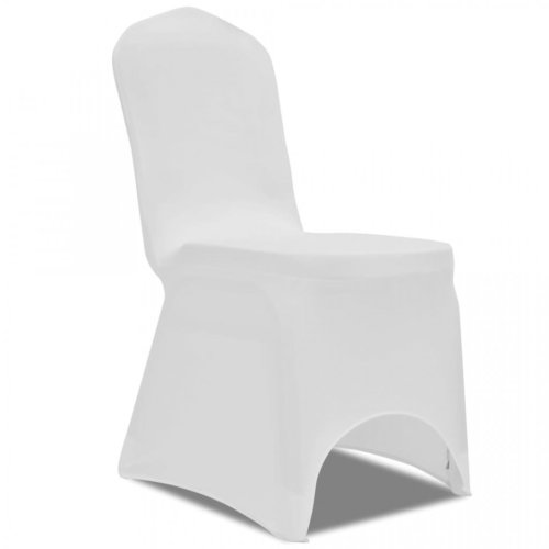 Casa Practica Husă de scaun elastică, 50 buc., alb