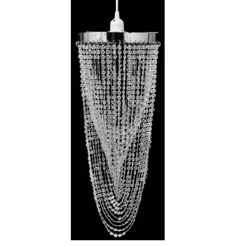Lampă de tavan cu cristale 22 x 58 cm