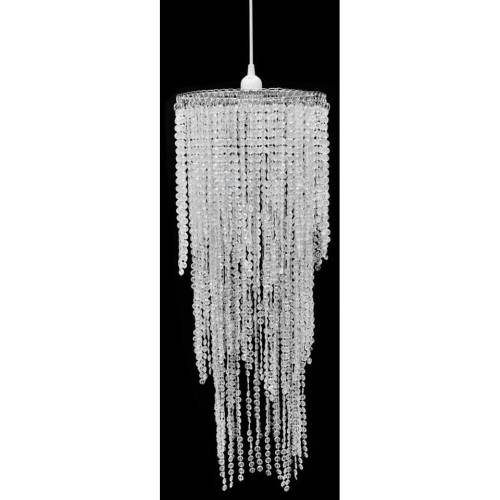 Lampă de tavan cu cristale 26 x 70 cm
