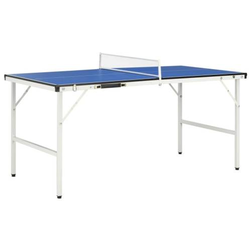 Casa Practica Masă de ping pong cu fileu, albastru, 152 x 76 x 66 cm
