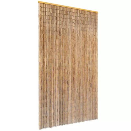 Perdea de ușă pentru insecte, bambus, 120x220 cm