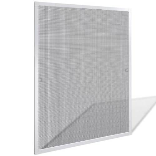 Plasă albă pentru ferestre împotriva insectelor 80 x 100 cm