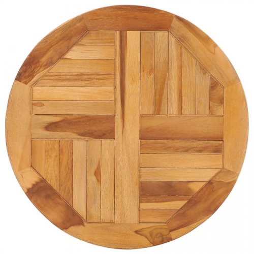 Platou rotativ de masă, lemn masiv de tec
