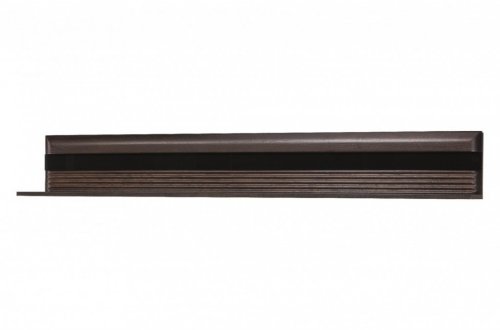 Vipmob Porti 35 (raft suspendat) oak czecoladowy/black glass