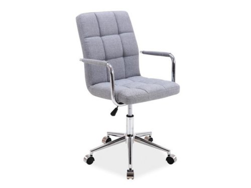 Q-022 swivel scaun grey fabric