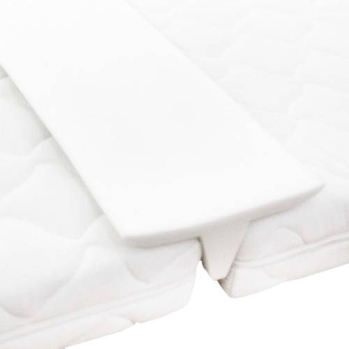 Saltea de pat twin, alb, 25 x 200 cm