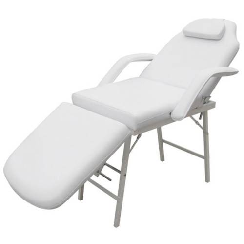 Casa Practica Scaun/pat pentru masaj/cosmetica reglabil alb