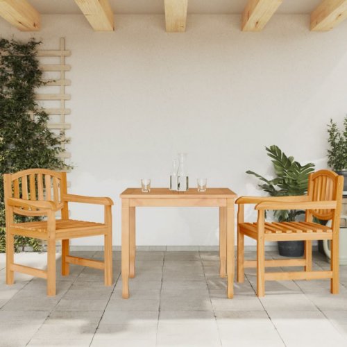 Casa Practica Scaune de grădină, 2 buc., 58x59x88 cm, lemn masiv de tec