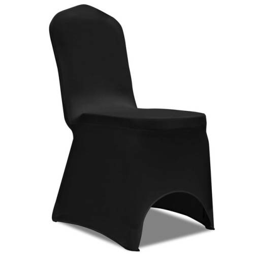 Casa Practica Set huse elastice pentru scaune 50 buc. negru