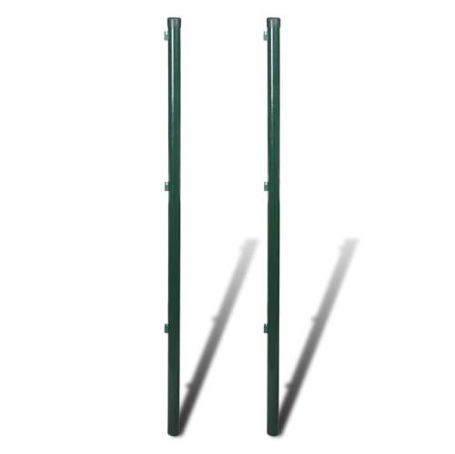 Stâlp pentru gard/ plasă, 150 cm, 2 bucăți