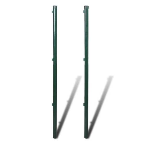 Stâlp pentru gard/ plasă, 175 cm, 2 bucăți
