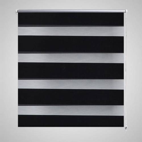 Casa Practica Stor zebra, 100 x 175 cm, negru