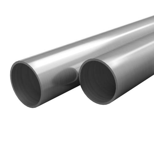 Tuburi din oțel inoxidabil 2 buc. Ø40x1,8mm rotund v2a 2m