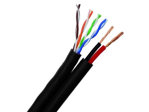 Cablu siamez ftp 4 perechi cu 2x0.75 mm, rola 305 metri cupru