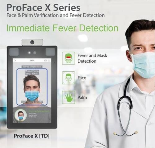 Zksoftware Controller acces facial cu detectie temperatura umana - febra