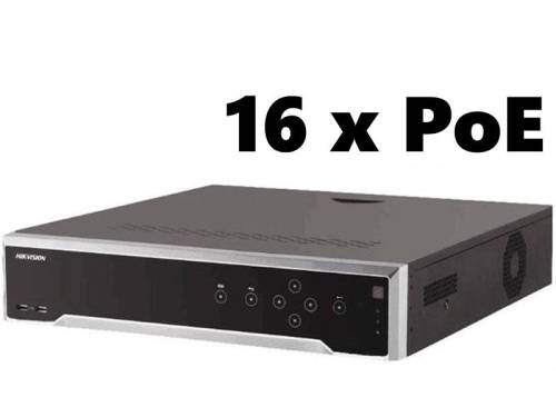 Nvr 16 canale, 16x poe, 4hdd, 12 megapixeli, 160mbps, ds-7716ni-i4/16p