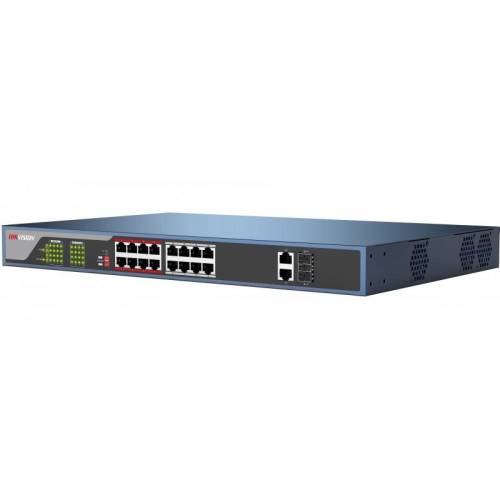 Hikvision Switch 16 canale cu poe +2sfp