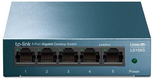 Switch 5 porturi gigabit metalic tp-link ls105g