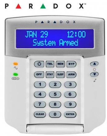 Tastatura sistem de alarma paradox k32lcd+