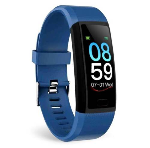 Bratara fitness smartband techstar® t12 waterproof ip67, bluetooth 4.2, compatibila android & ios, display tft 1.14
