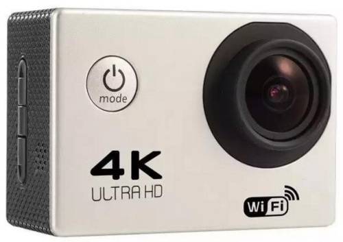 Camera video sport 4k iuni dare 85i, wifi, mini hdmi, 2 inch lcd, argintiu + sport kit