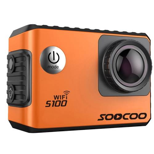 Camera video sport 4k iuni dare s100 orange, wifi, gps, mini hdmi, 2 inch lcd, by soocoo