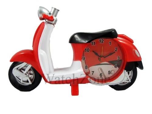Ceas cu alarma scuter rosu moto clock xl1302-2