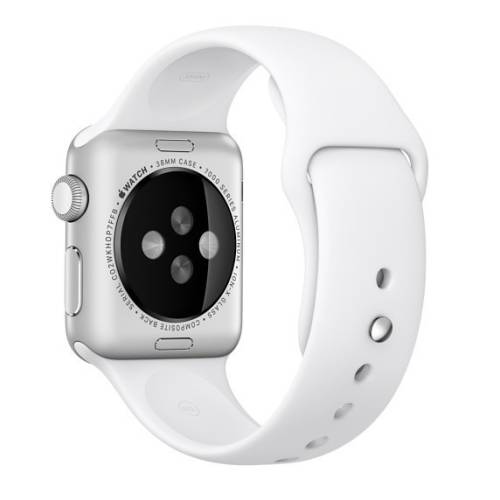 Curea pentru apple watch 38 mm silicon iuni white