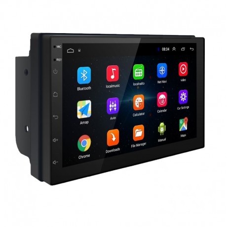 Navigatie auto multimedia 7168 techstar® 2din android 8.1 gps radio wi-fi display 7 quad core mp5 player