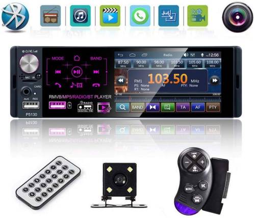 Radio auto mp5 player techstar® 110c smart 1din, cu display 4.1