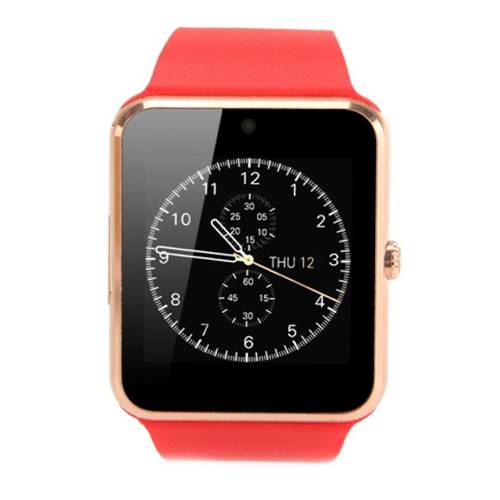 Smartwatch u-watch gt08 bluetooth rosu compatibil sim