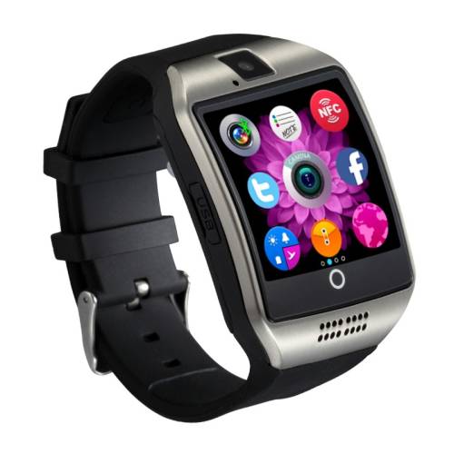 Smartwatch vogue q18 curved cu camera si telefon 3g display 1.54