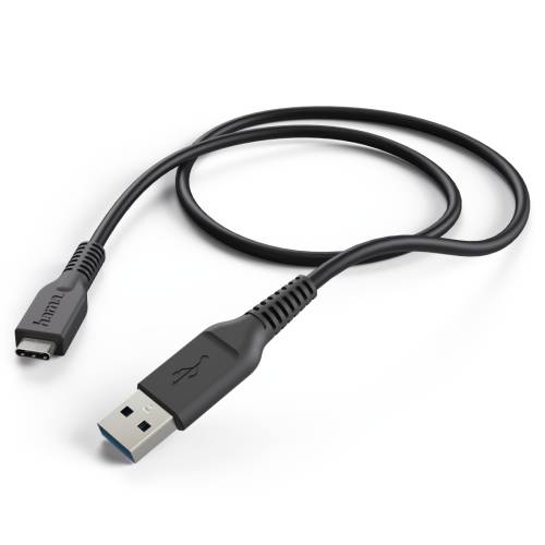 Cablu de date/incarcare usb - usb tip c Hama, 1 m, negru
