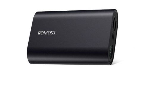 Acumulator extern ROMOSS SE10+-301-02 Longuard, 10000 mAh, 2 x USB, Quick Charge 3.0 (Negru)
