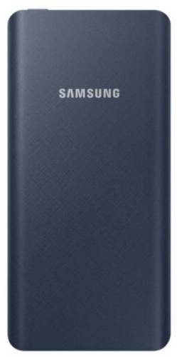 Acumulator extern Samsung eb-p3020cnegww, 5000 mah, 1 usb, cablu microusb + adaptor usb type-c (albastru)