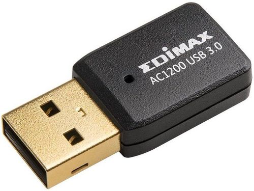Adaptor wireless edimax ew-7822utc, 1200 mbps, usb 3.0 (negru)