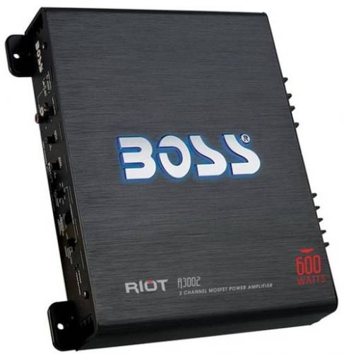 Amplificator auto boss audio riot r3002, 2 canale, 600w