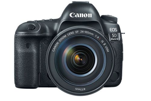 Aparat foto d-slr canon eos 5d mark iv + obiectiv 24-105mm 1:4l is ii usm, filmare 4k, procesor digic 6+, wifi, nfc, gps (negru)