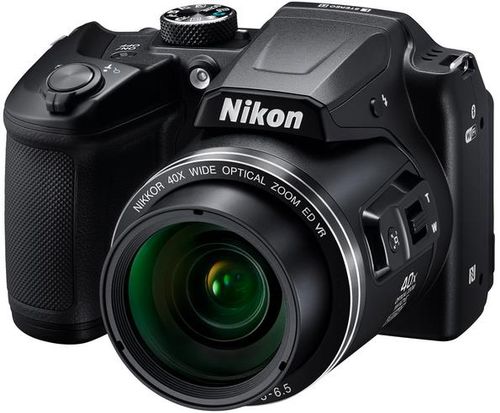 Aparat foto digital nikon coolpix b500, filmare full hd, 16 mp, zoom optic 40x, 3inch lcd (negru)