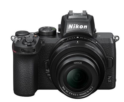 Aparat foto mirrorless nikon z50, 21mp, 4k, wi-fi, bluetooth + obiectiv nikkor z dx 16-50mm f/3.5-6.3 vr (negru)