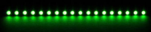 Bara rigida nanoxia, 18 led-uri ultra-luminoase, 20 cm (verde)