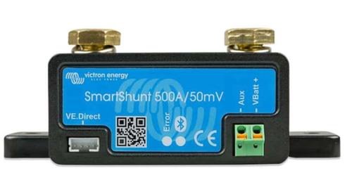 Baterie victron energy smartshunt, 500a/50v, ip65, bluetooth